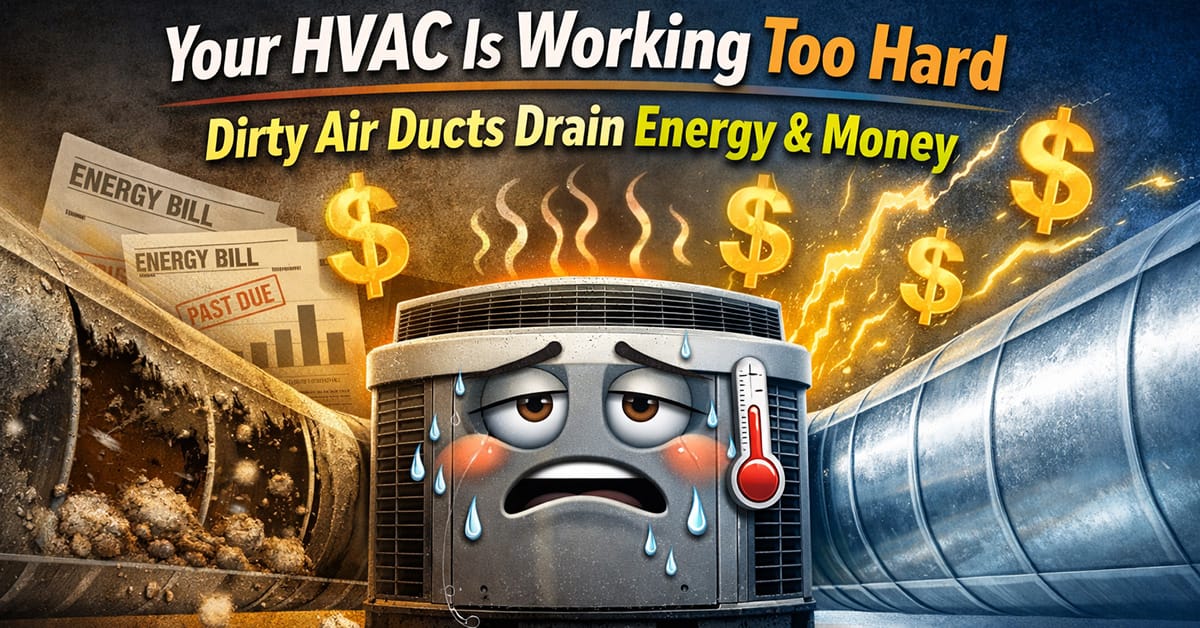 Your HVAC Is Working Too Hard: How Dirty Air Ducts Drain Energy and Money