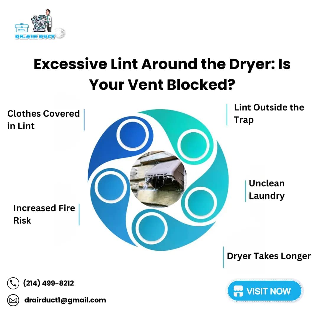 Excessive Lint Around the Dryer